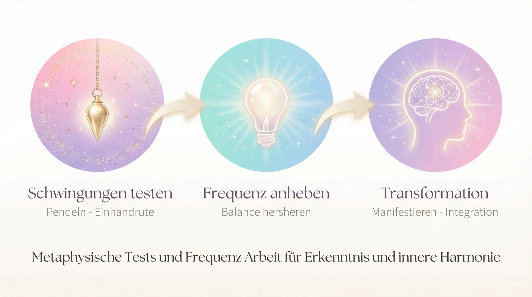 Weipura Prozess: Schwingungen testen, Frequenz anheben, Transformation
